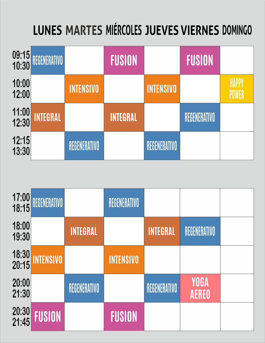 horario